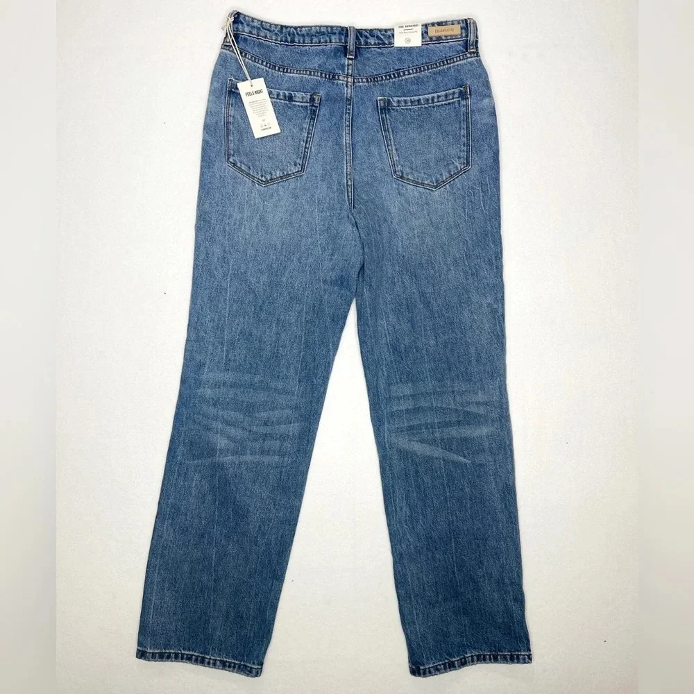 Blank NYC The Howard Mid-Rise Loose‎ Fit Organic Cotton Button Fly Jeans Size 30 - Picture 6 of 16